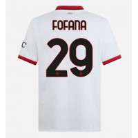 Camisa de Futebol AC Milan Youssouf Fofana #29 Equipamento Secundário 2024-25 Manga Curta